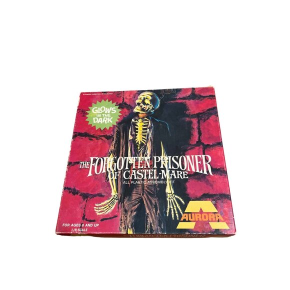 Original Vintage Aurora Forgotten Prisoner Of Castel-Mare Model Kit Glows In The - Picture 6 of 9